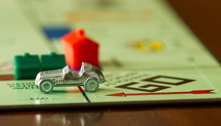 car on monopoly board game